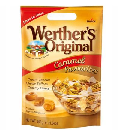 Werther's Original Favourites 605g – Cukierki Mix Smaków Cukierki Werther's Original Favourites 605g mix smaków