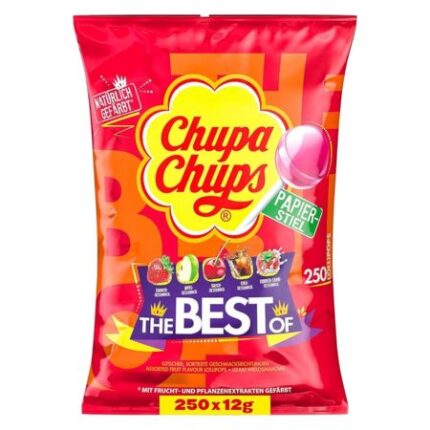 Lizaki Chupa Chups TheBestOf 250g mix owocowych smaków